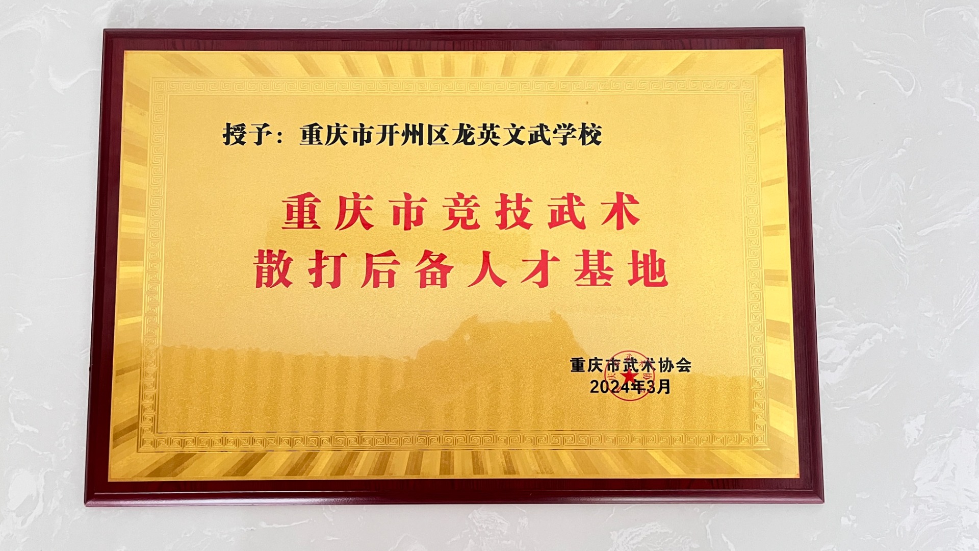 重庆市竞技体育武术散打项目单项训练基地